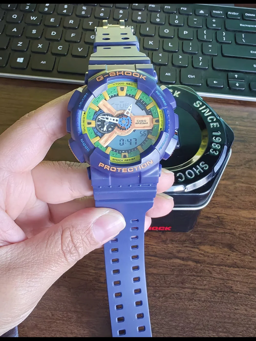 G-Shock Blue Watch 48mm Unisex NEW